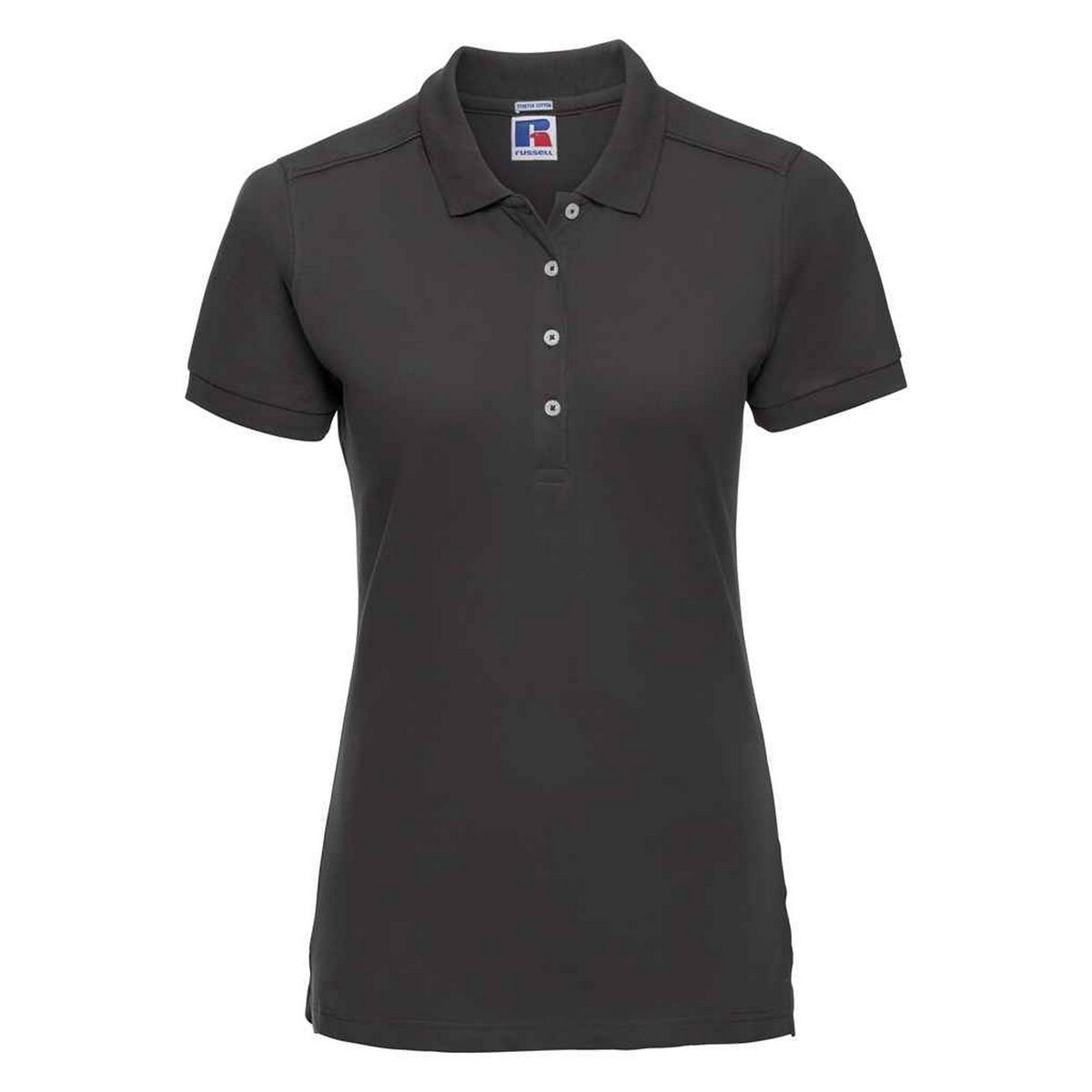 Klassisches Stretch-Piqué-Poloshirt für Damen