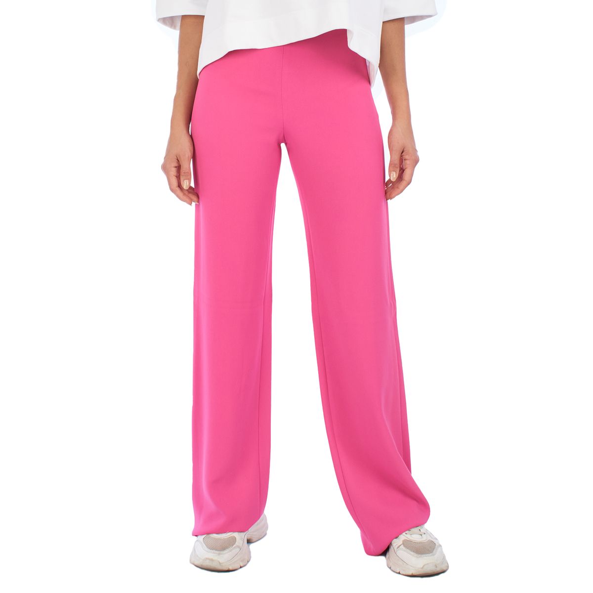 Elegante Palazzo-Hose mit hohem Bund