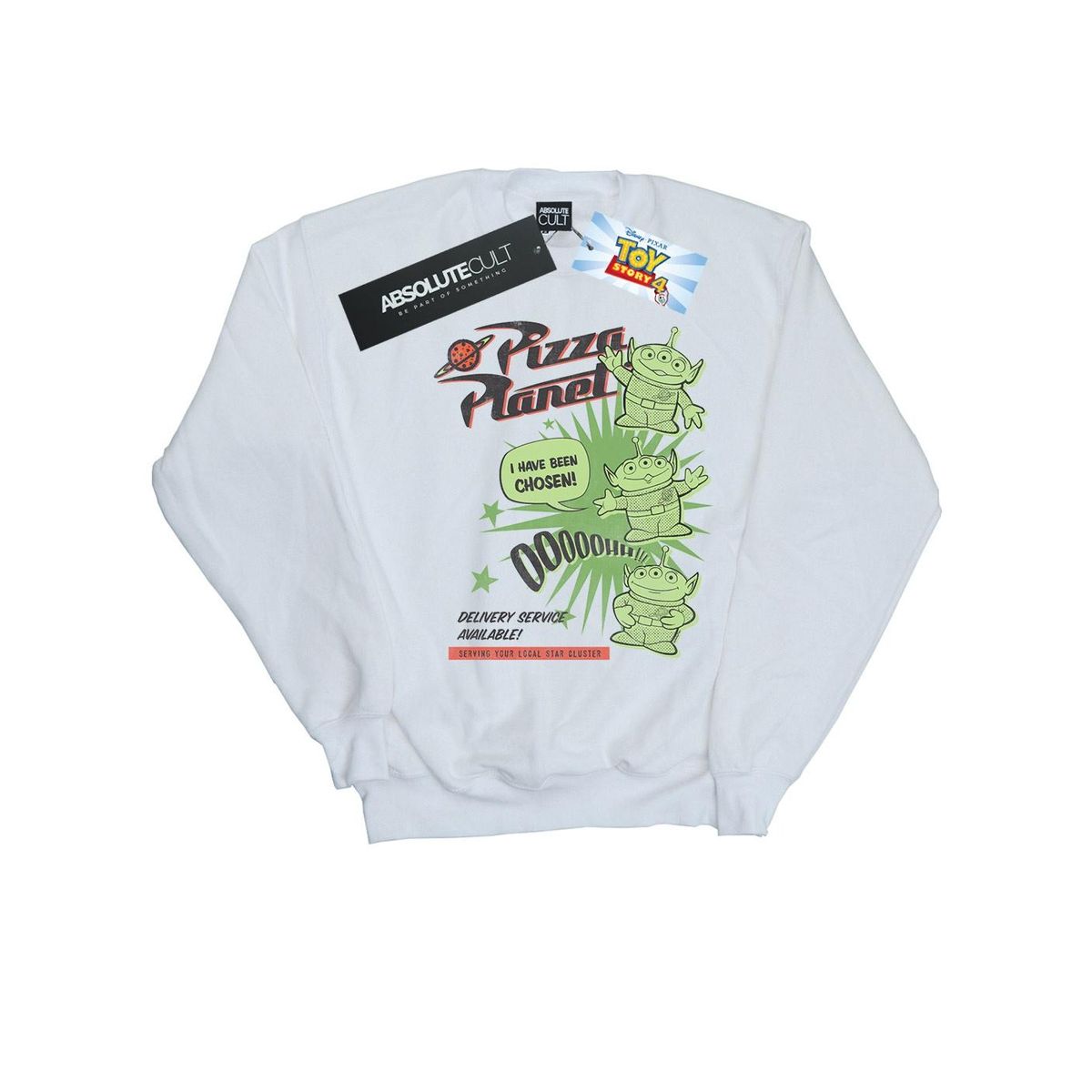 Pizza Planet Grafik-Print Pullover