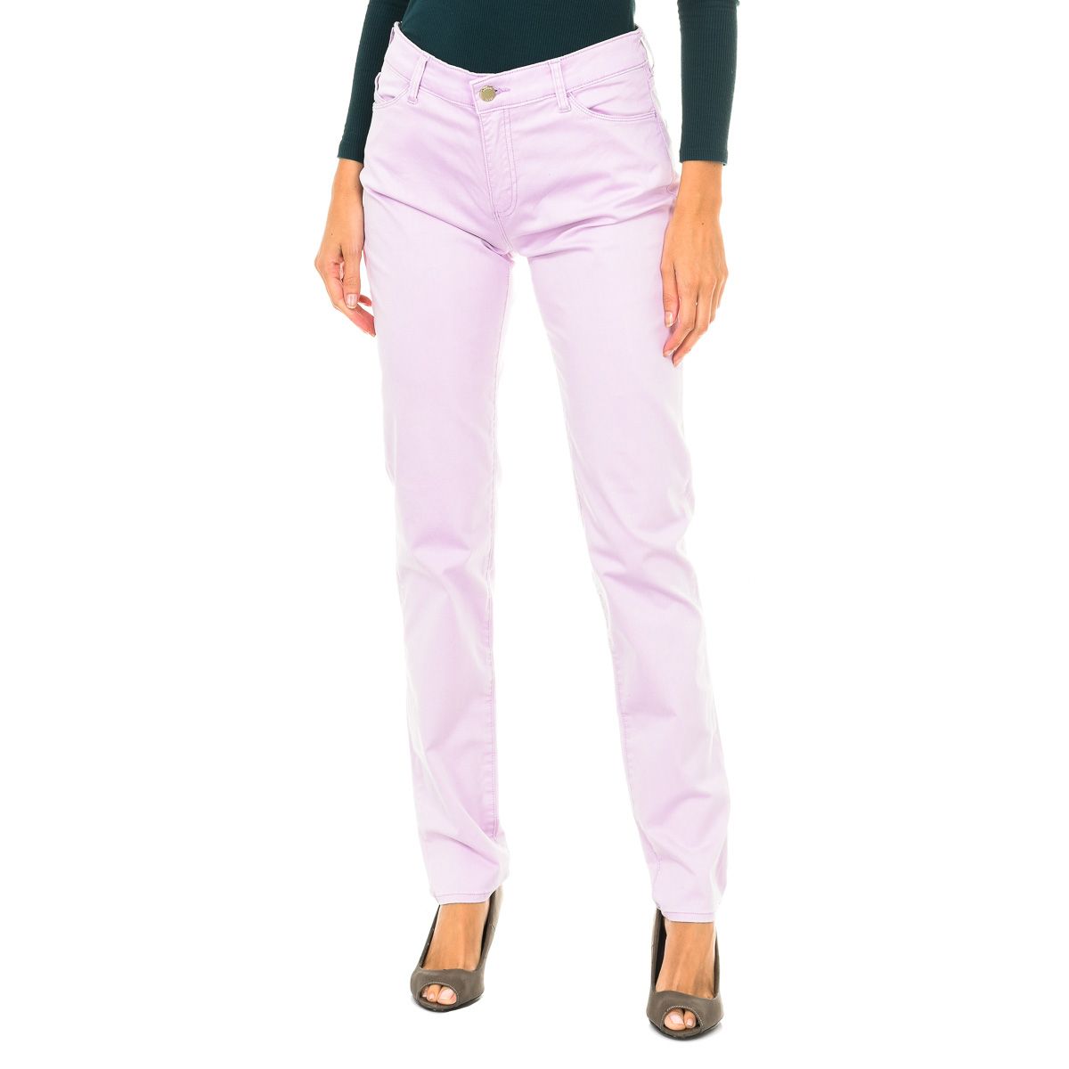 Schmal geschnittene Five-Pocket-Stretchhose