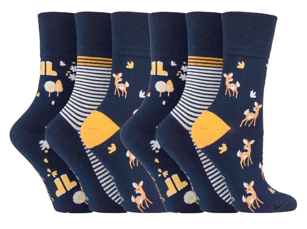 Gemusterte nicht-einschneidende Komfort-Socken