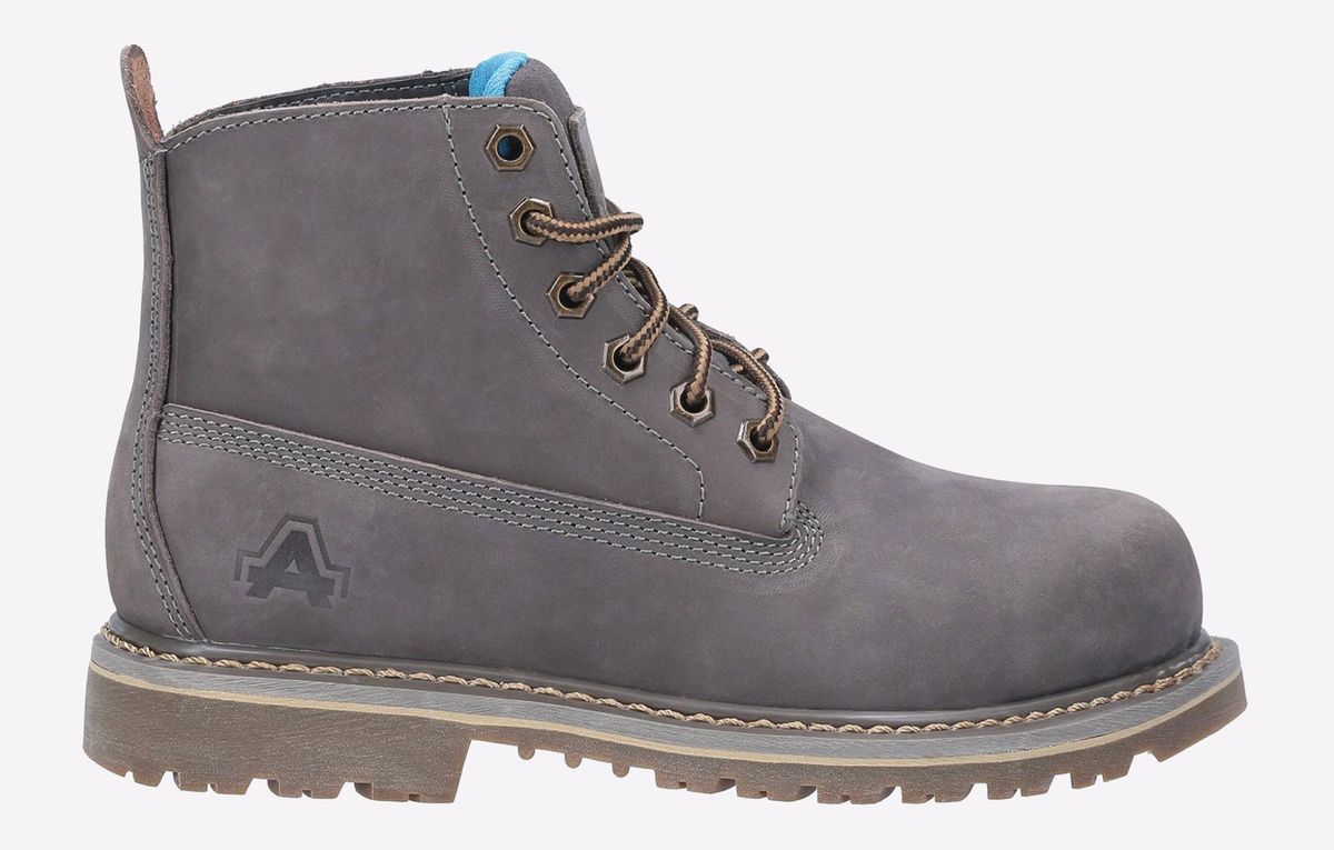 Strapazierfähige Sicherheitsstiefel aus Nubukleder