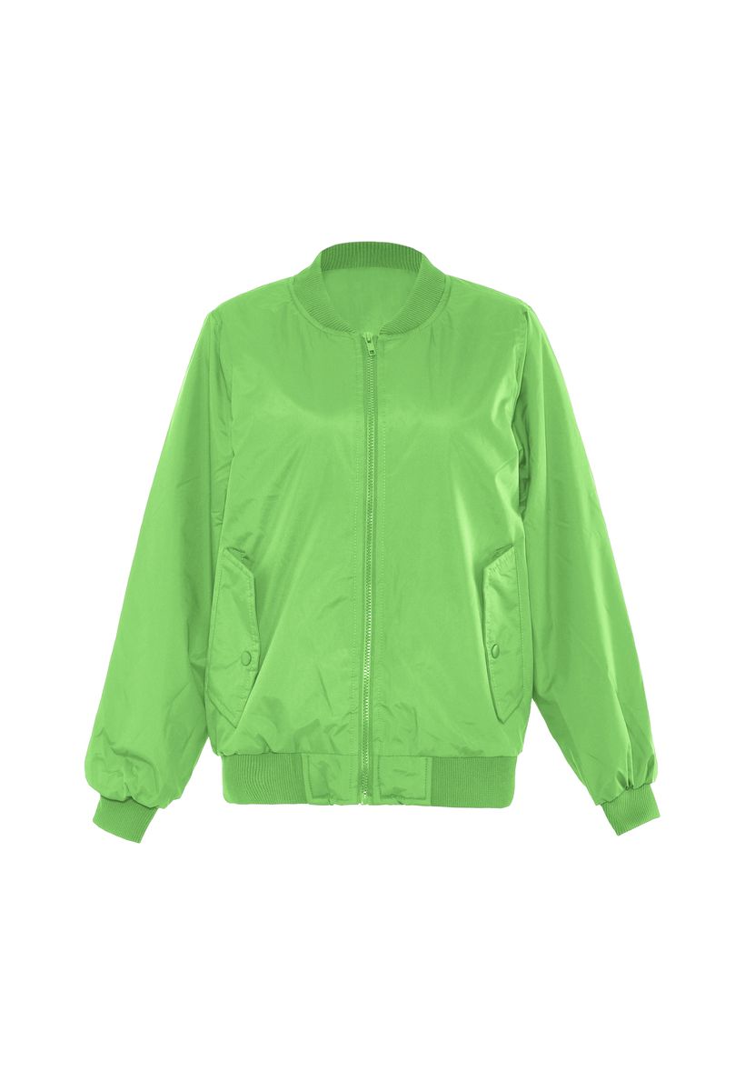 Sportlicher Blouson mit Rippbündchen