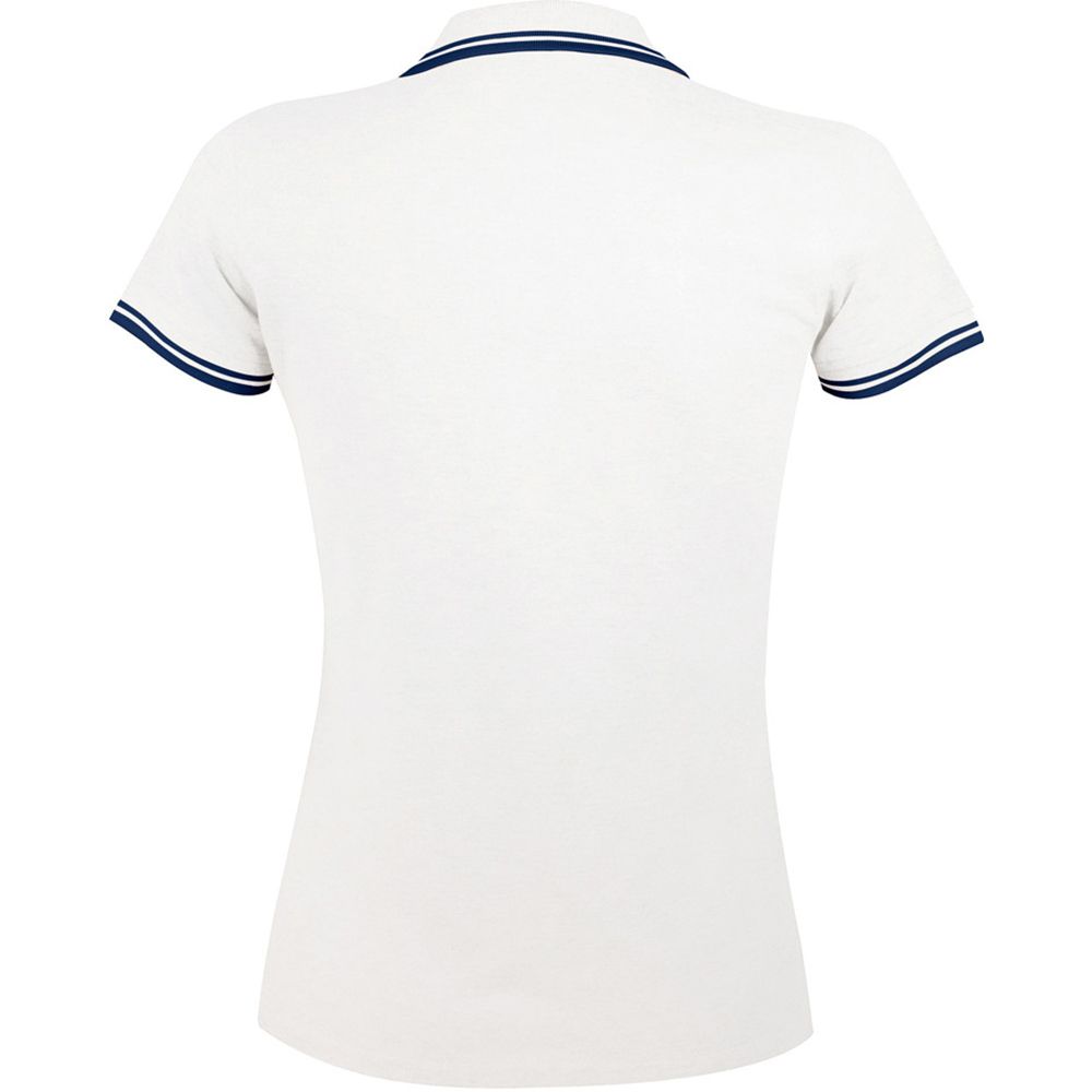 Piqué-Poloshirt mit Kontraststreifen