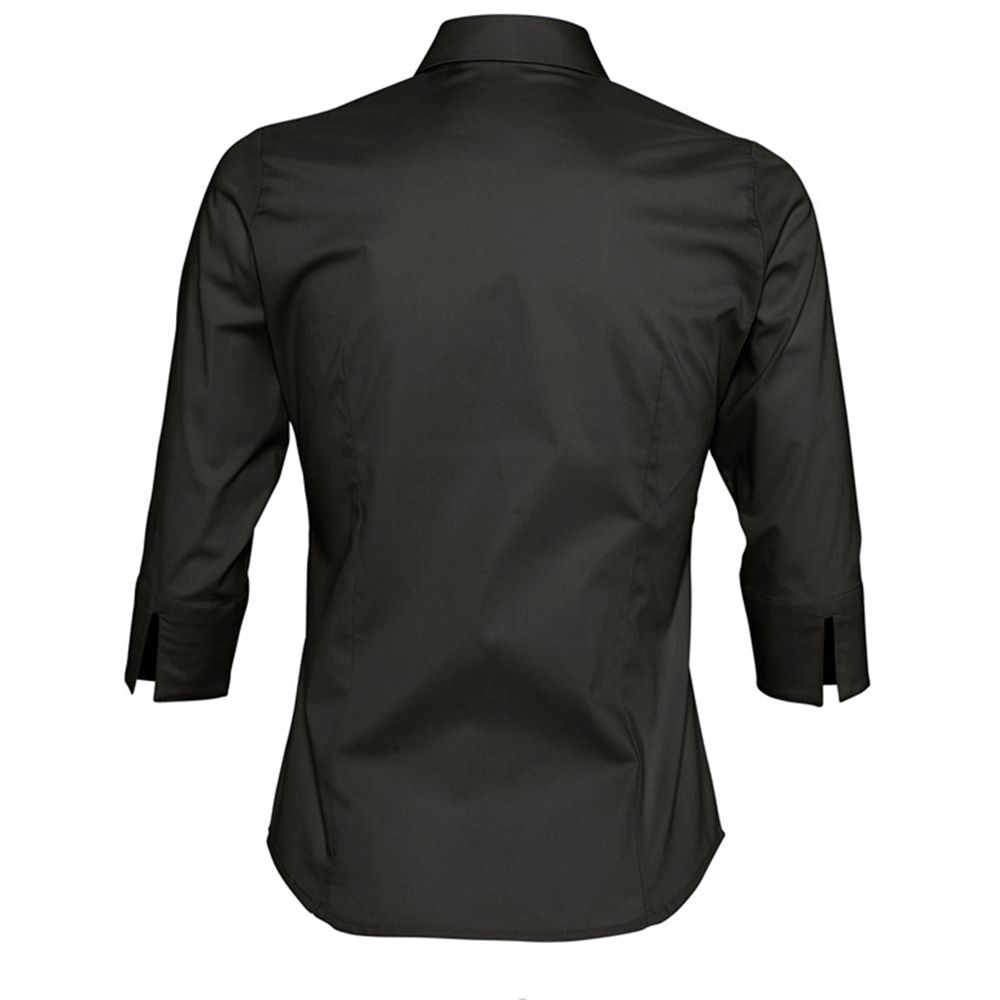Elegante Stretchbluse mit 3/4-Ärmeln