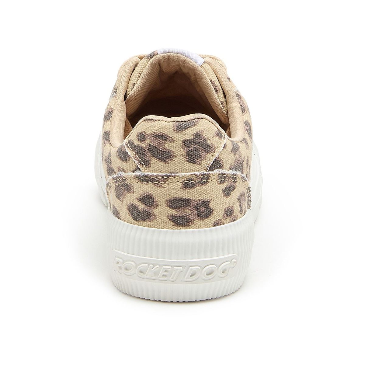 Canvas-Sneaker mit Leopardenmuster