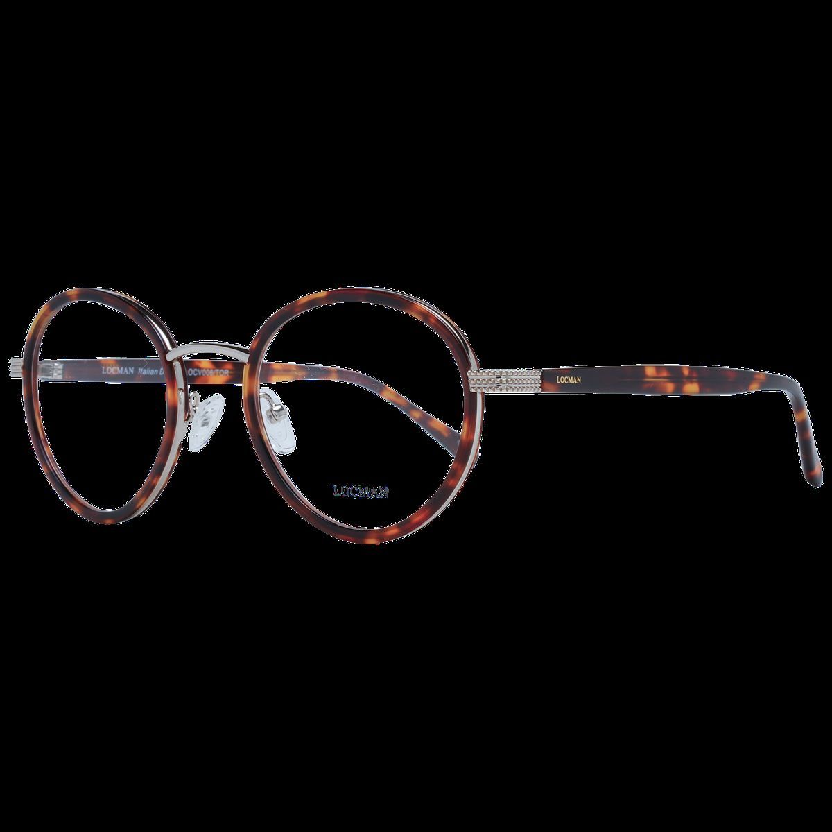 Runde Brille in Schildpatt-Optik
