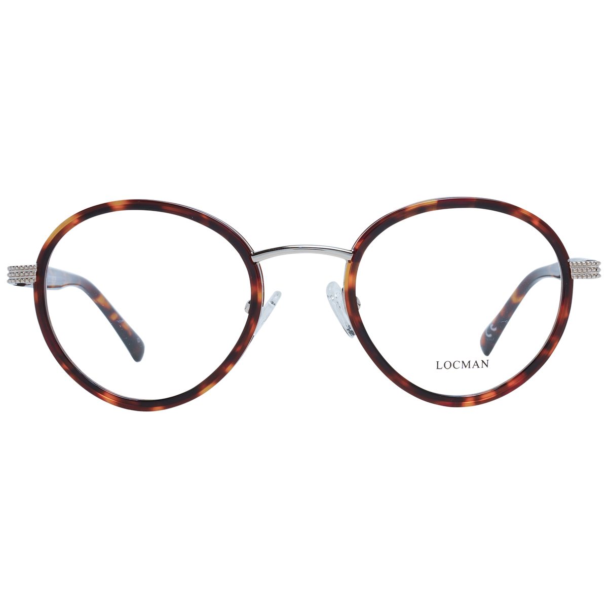 Runde Brille in Schildpatt-Optik