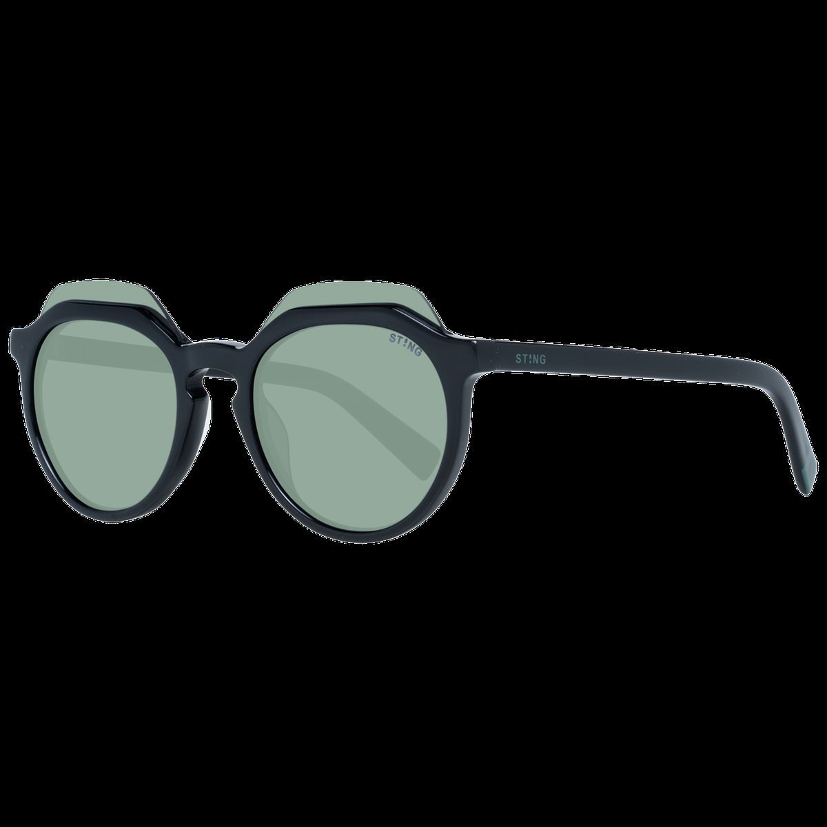 Moderne runde Sonnenbrille mit Lagen-Detail