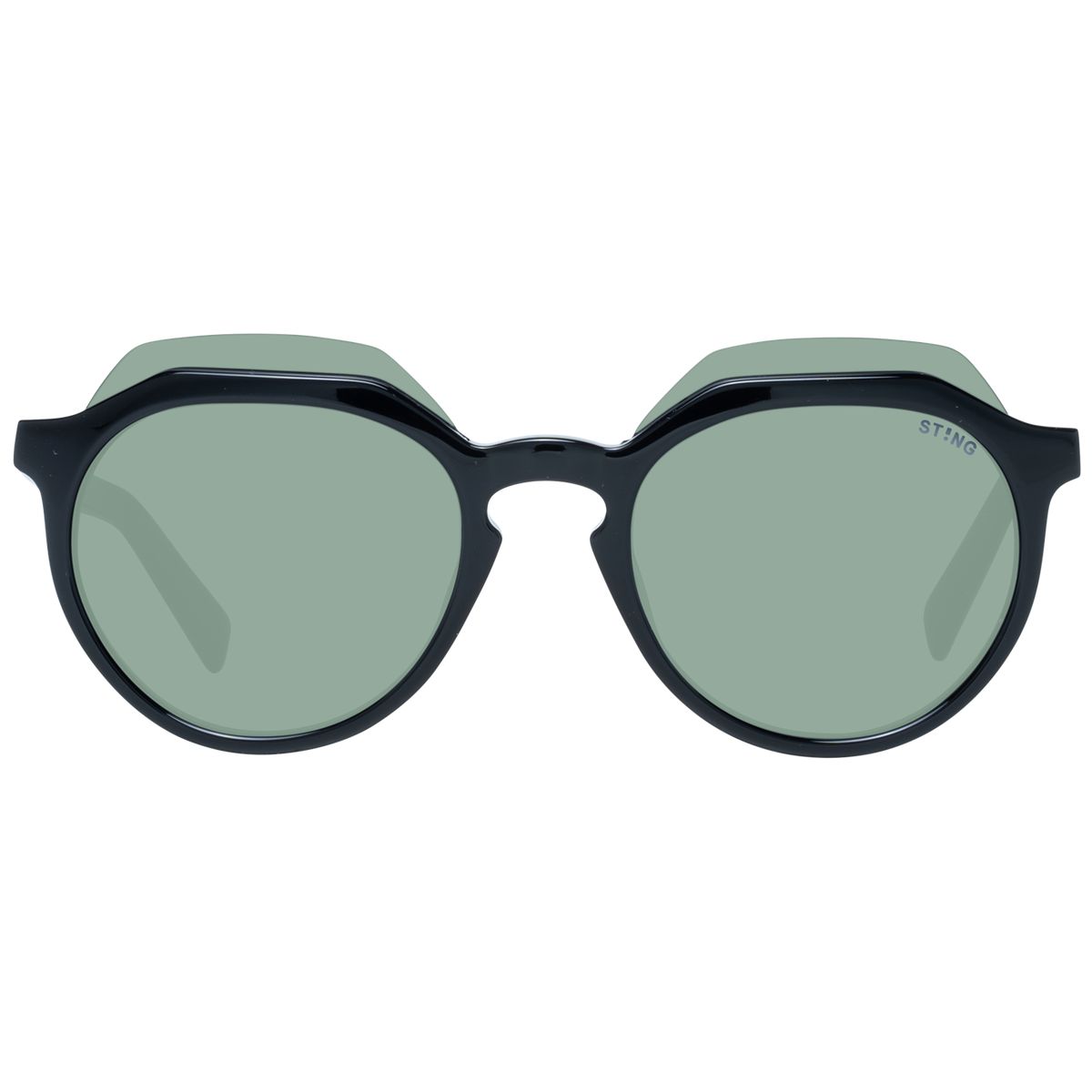 Moderne runde Sonnenbrille mit Lagen-Detail