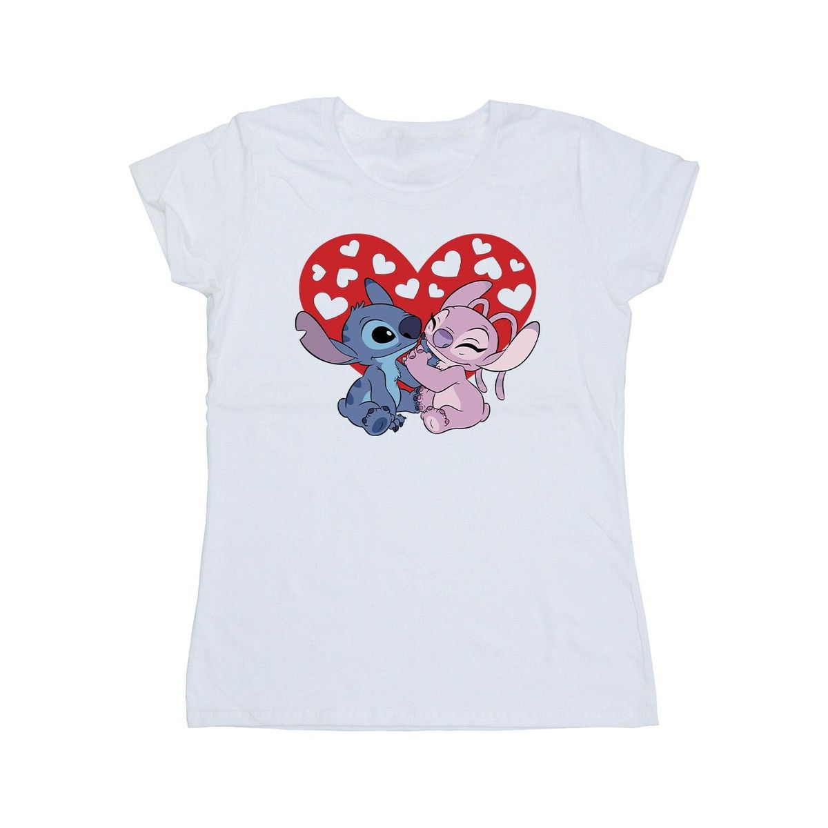 Stitch und Angel Grafik-T-Shirt