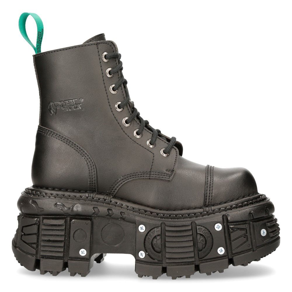 Industrielle Vegane Kampf-Plateaustiefel