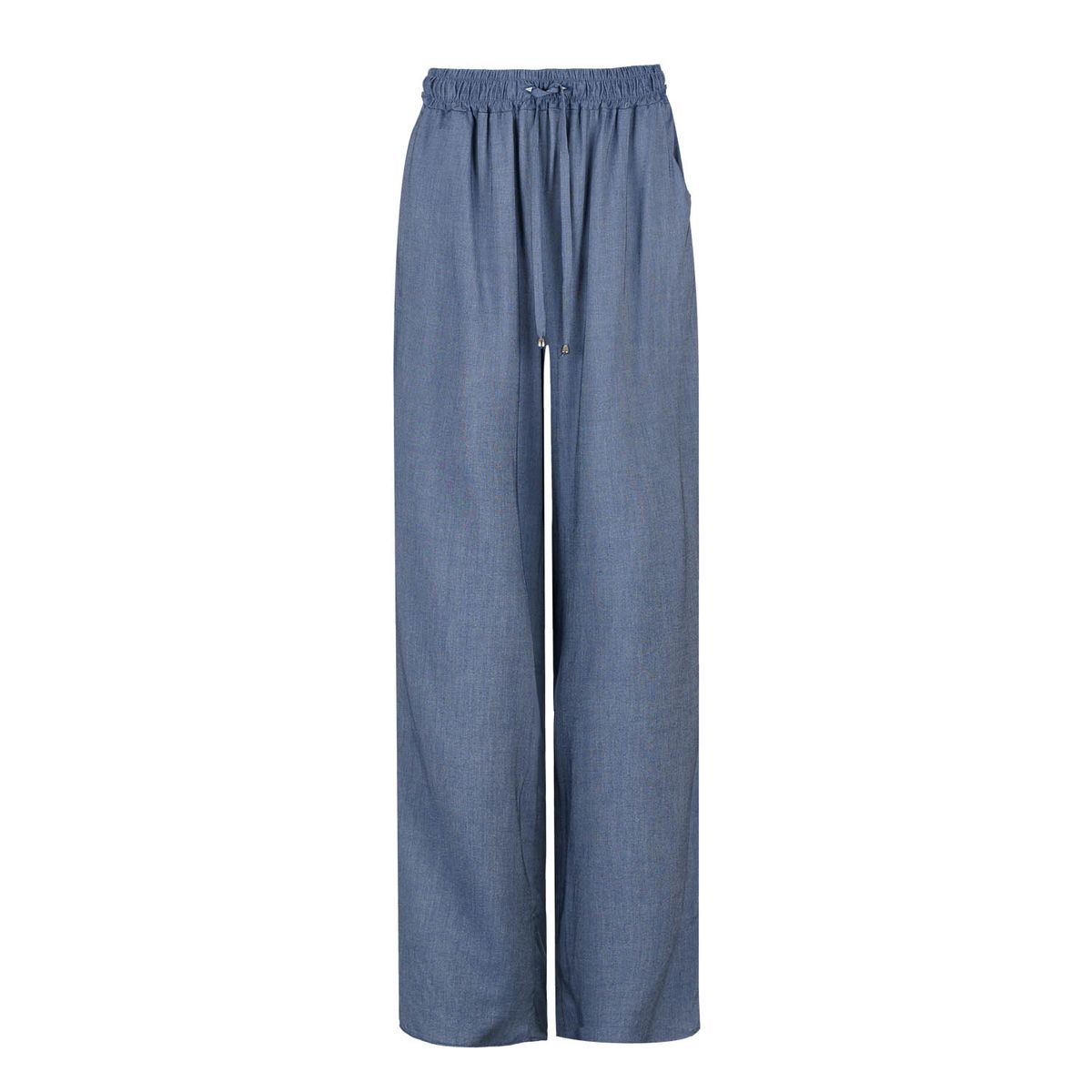 Weite Viskosehose mit Kordelzug