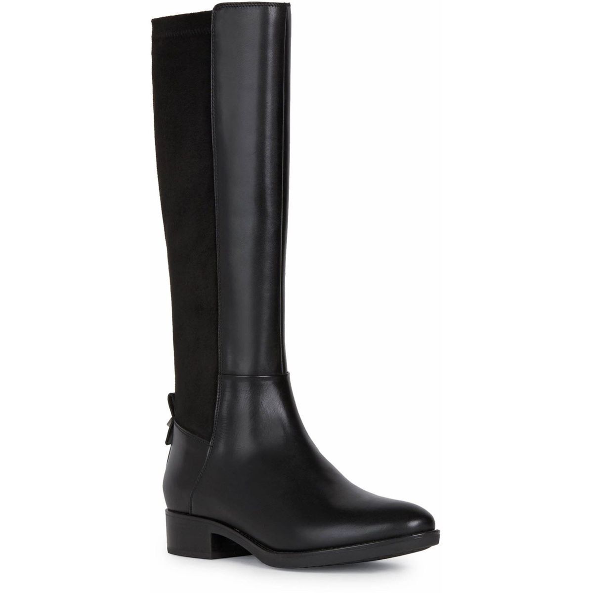 Kniehohe Lederstiefel im Reiter-Stil