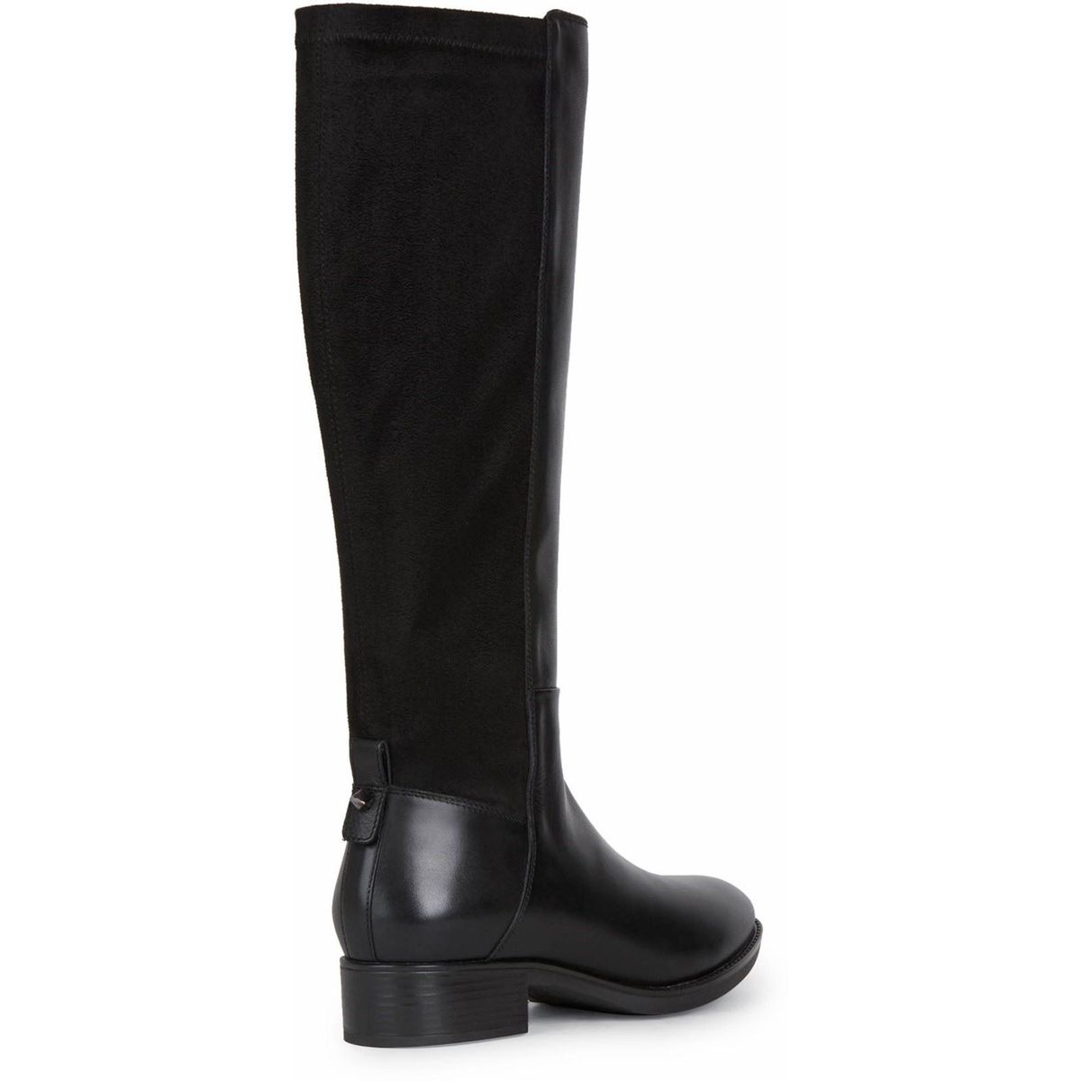 Kniehohe Lederstiefel im Reiter-Stil