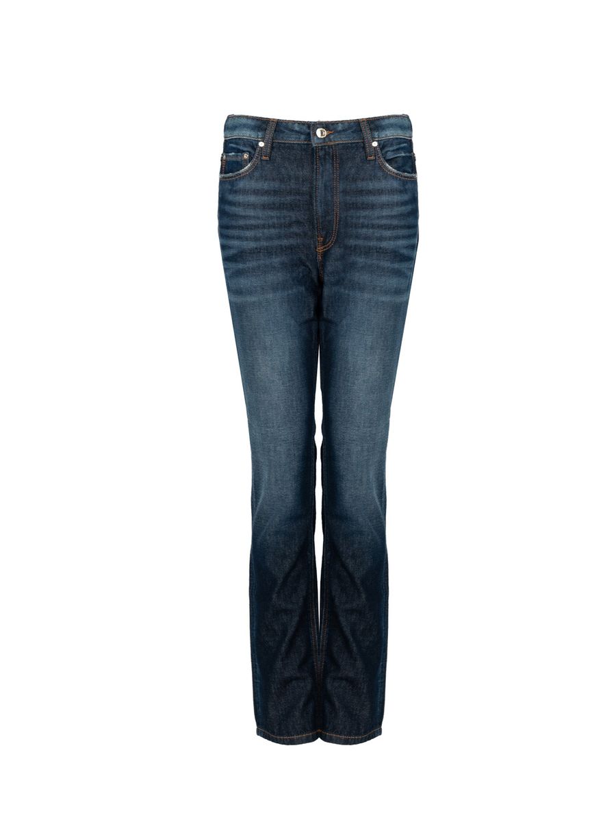 Hoch taillierte Slim-Fit Jeans