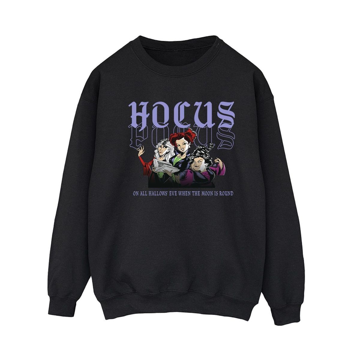 Hocus Pocus Grafik-Sweatshirt mit Rundhalsausschnitt