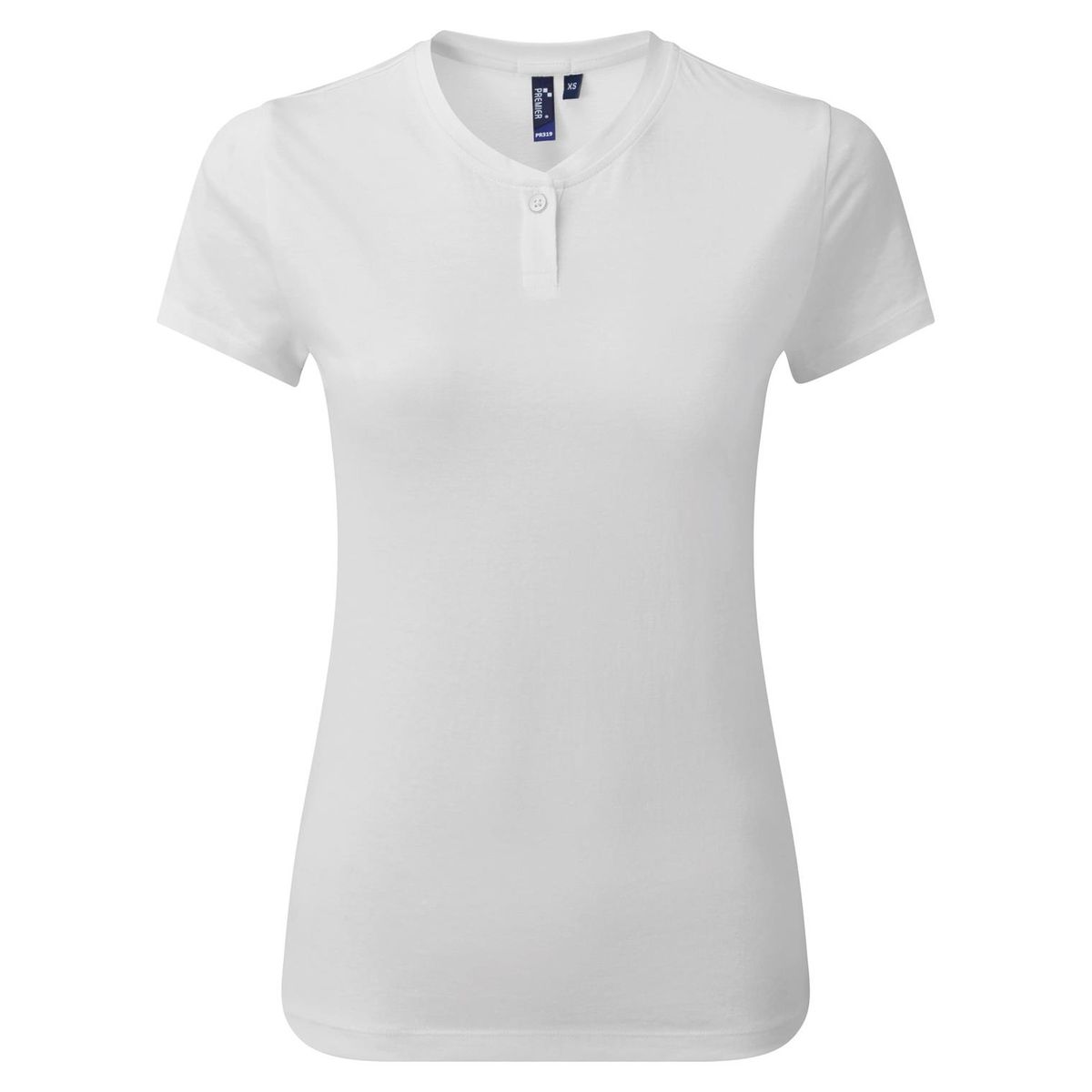 Lässiges Henley-T-Shirt mit Knopf