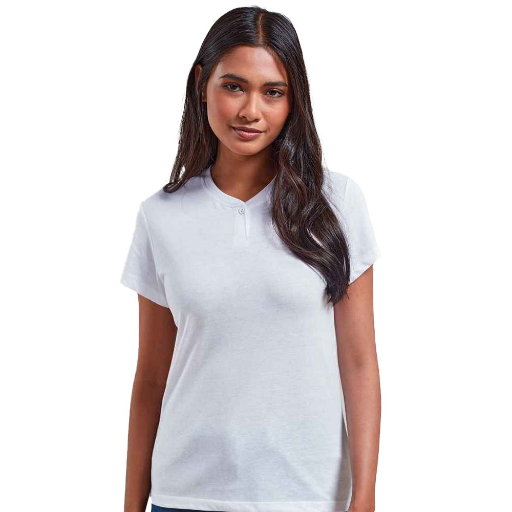 Lässiges Henley-T-Shirt mit Knopf