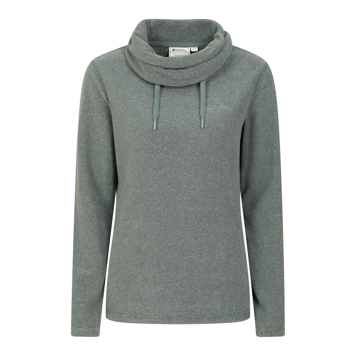 Fleece-Pullover mit Schalkragen