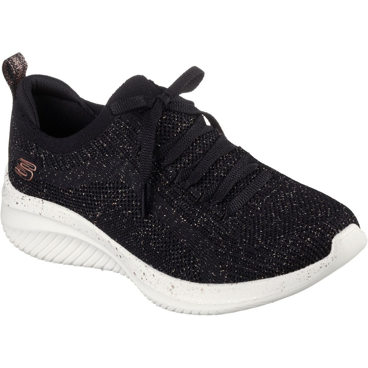 Metallic Strick-Slip-On Sneaker