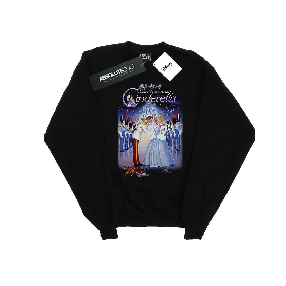 Sweatshirt mit Cinderella-Filmplakat-Druck