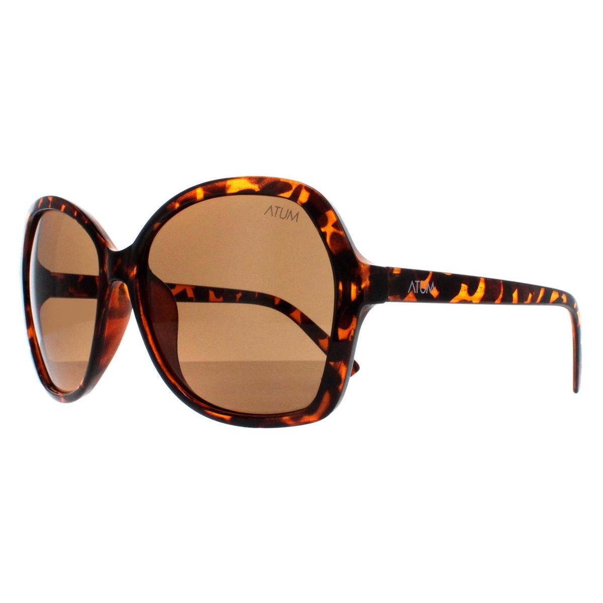 Braune Sonnenbrille in Schmetterlingsform
