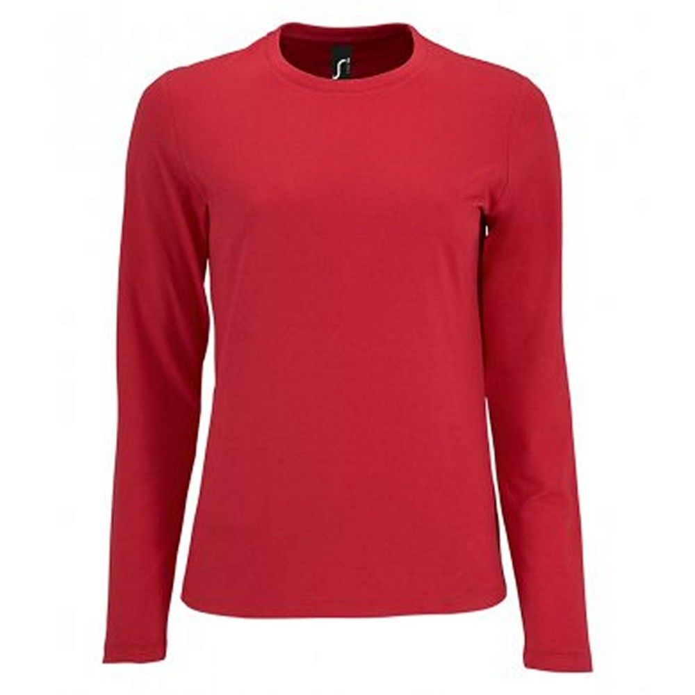 Klassisches Langarmshirt aus Baumwolle