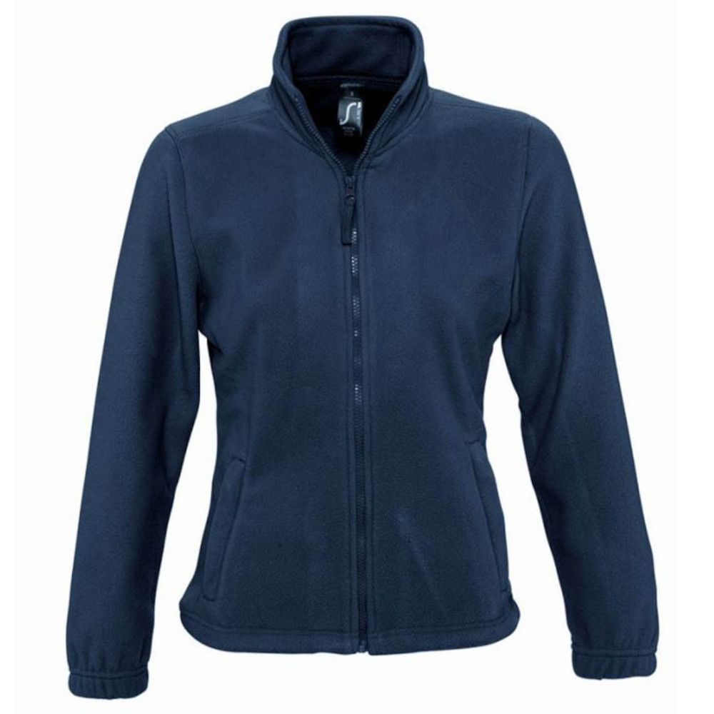 Taillierte Fleecejacke mit Stehkragen