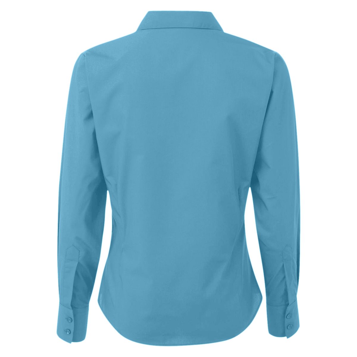 Klassische Langarm-Popeline-Bluse