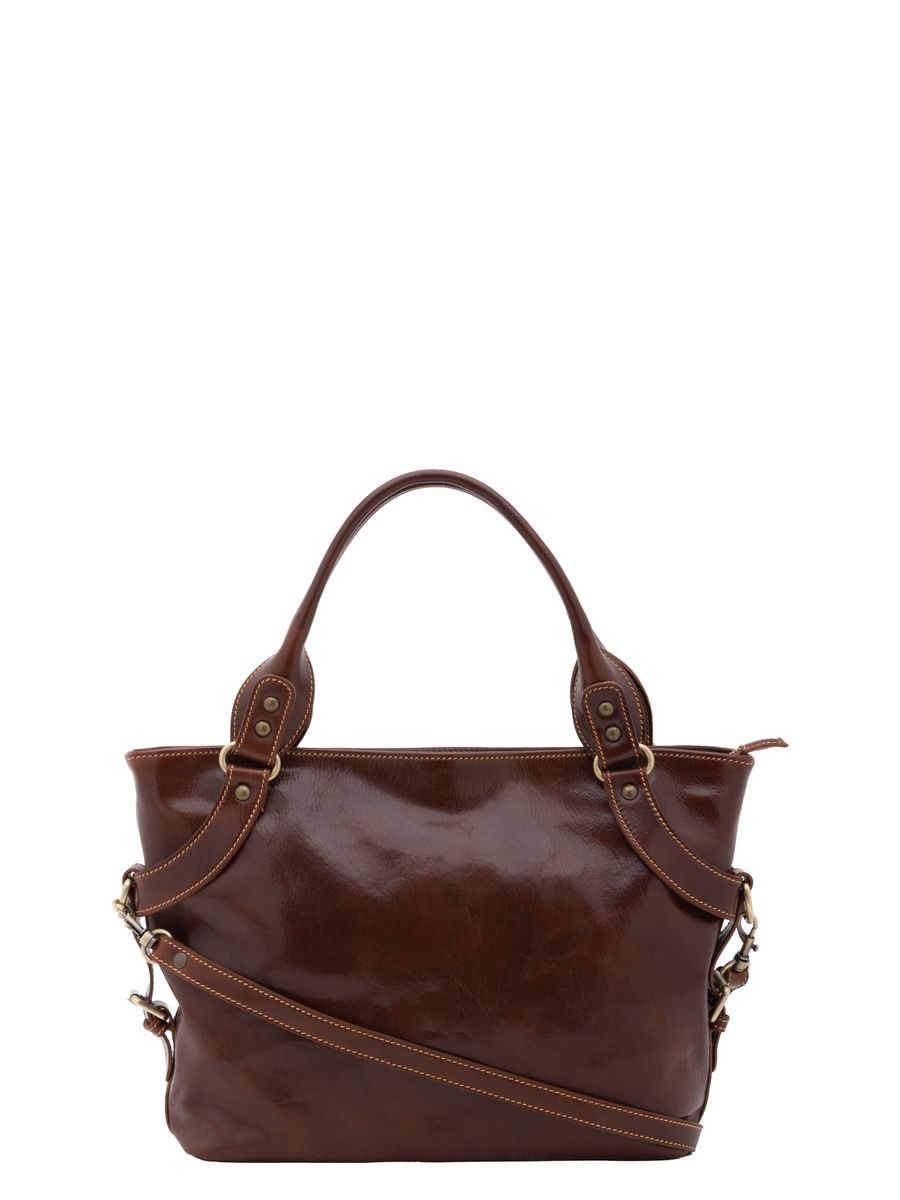 Elegante Ledertasche mit Gurt