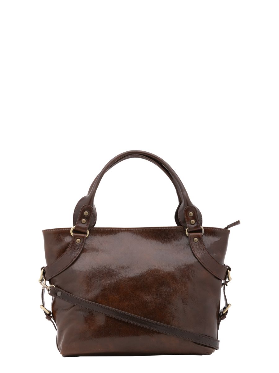 Elegante Ledertasche mit Gurt