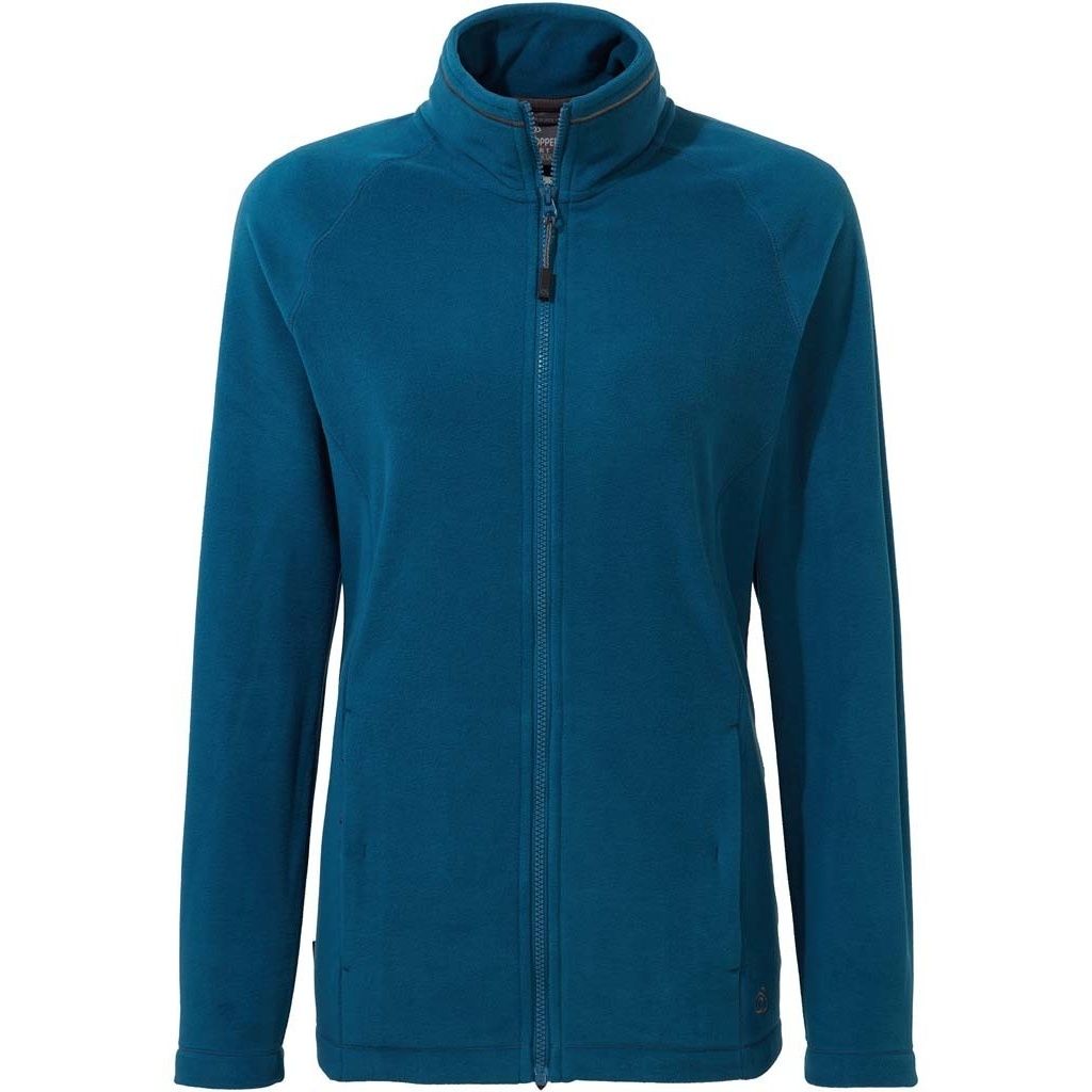 Microfleece-Outdoorjacke mit Reißverschluss