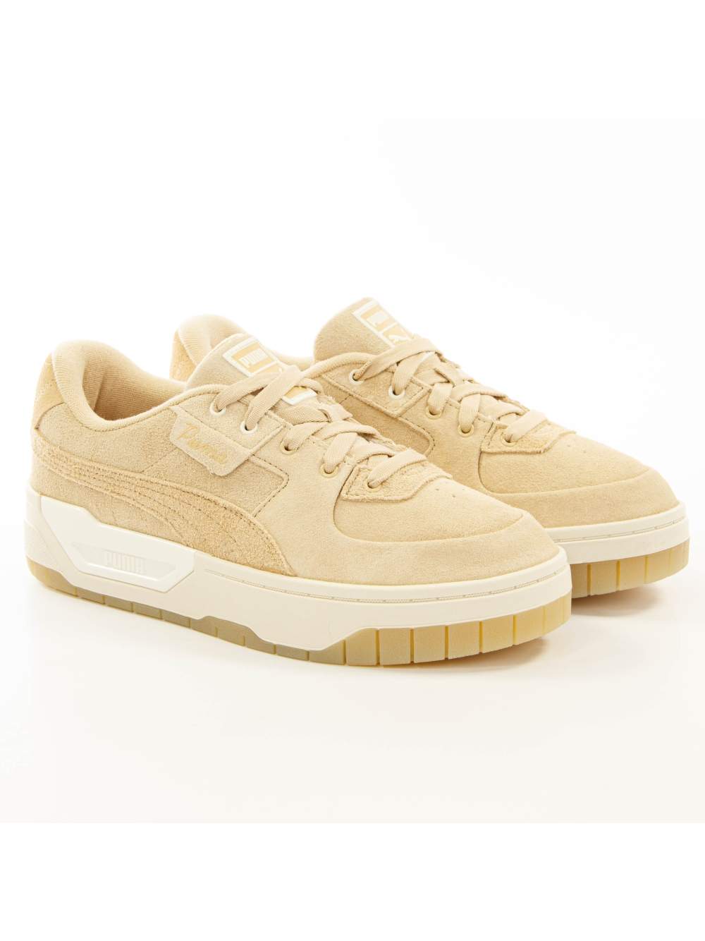 Plateau-Sneaker aus Wildleder