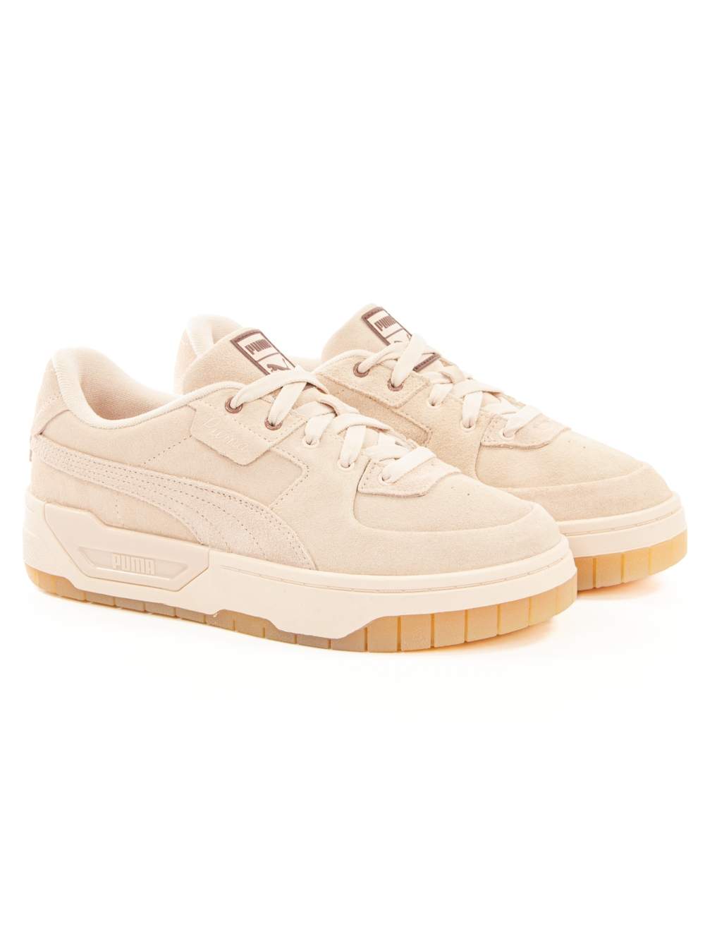 Plateau-Sneaker aus Wildleder
