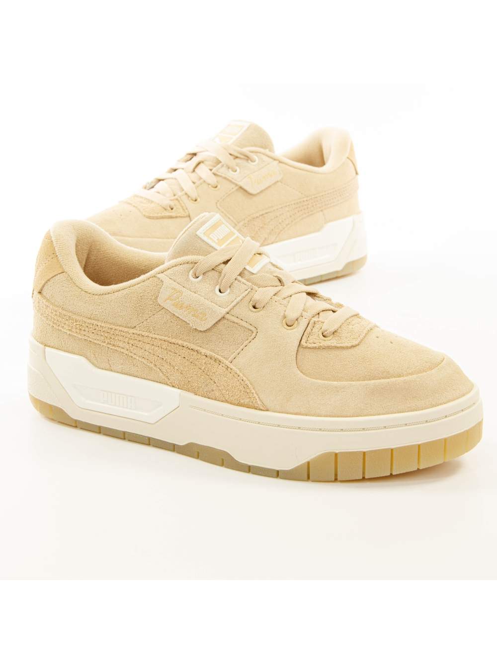 Plateau-Sneaker aus Wildleder