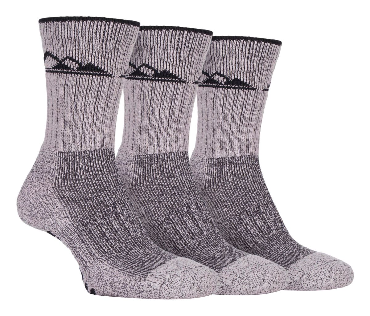 Dick gepolsterte Baumwoll-Wandersocken