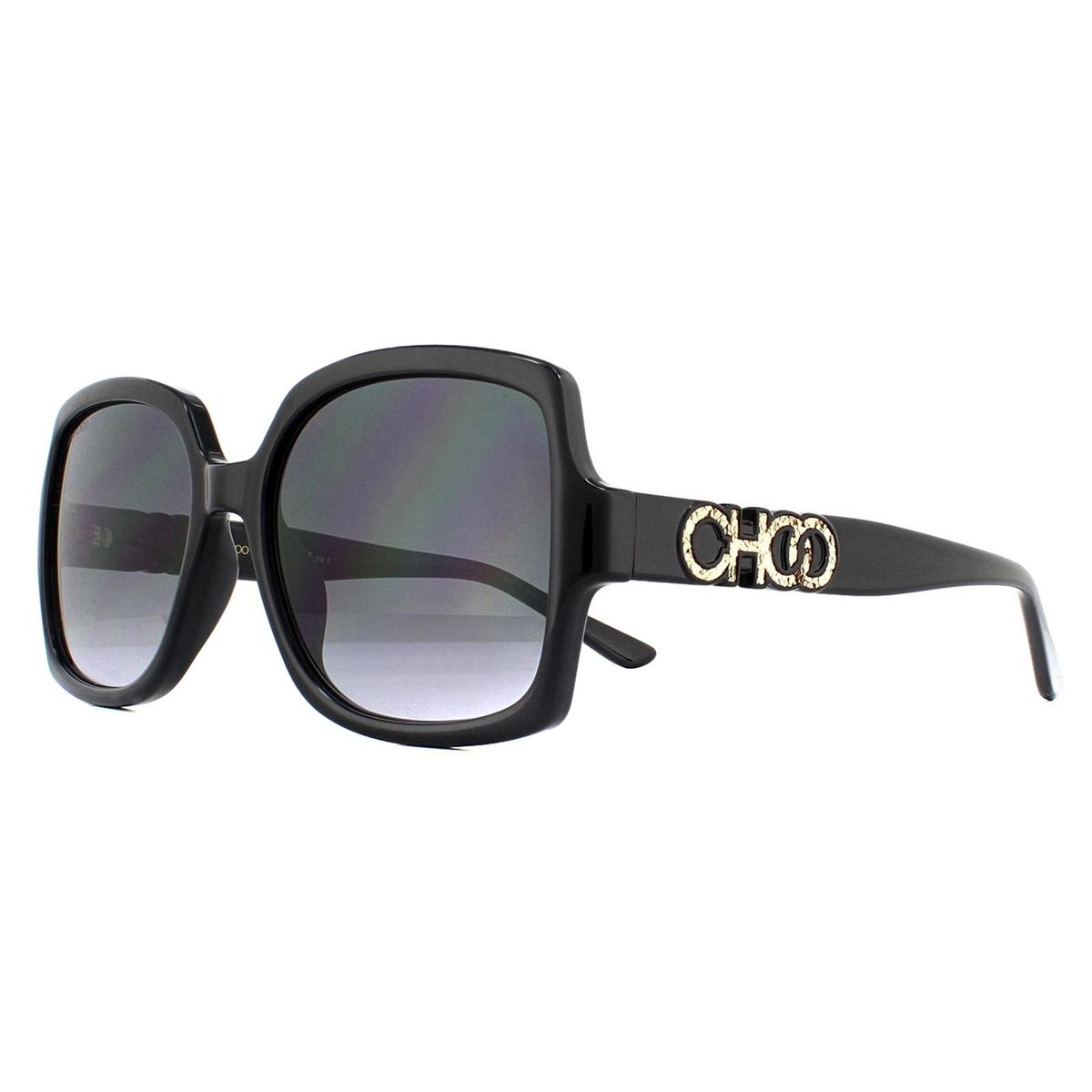 Elegante quadratische Sonnenbrille mit Farbverlauf