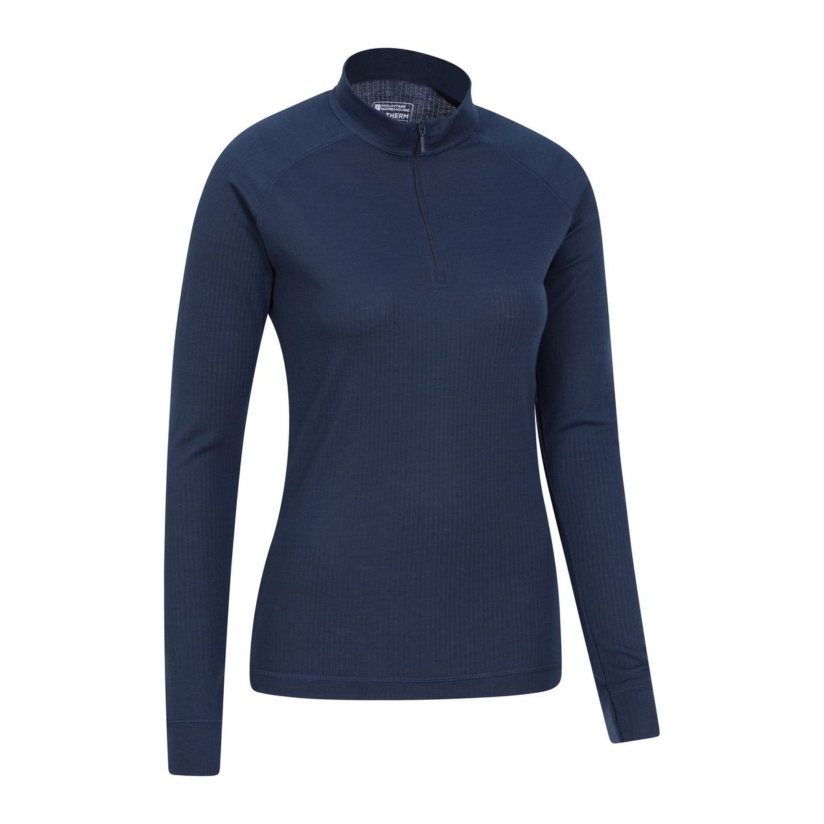 Thermounterwäsche mit Reißverschluss-Kragen