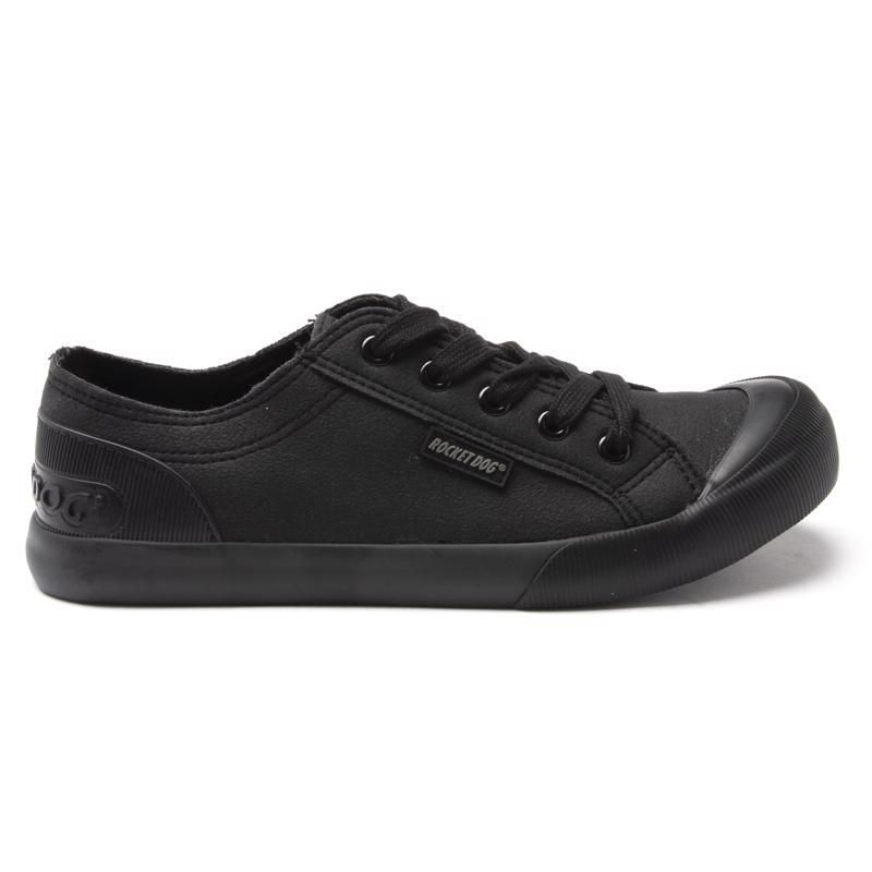Niedrige Canvas-Sneaker mit Gummikappe