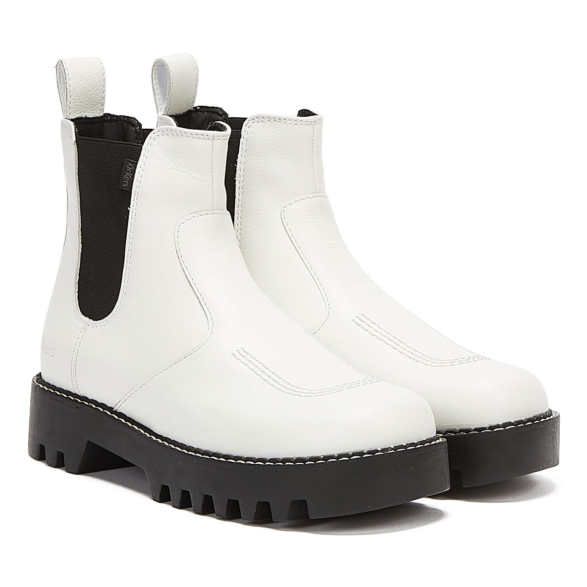 Chelsea-Boot mit markanter Profilsohle