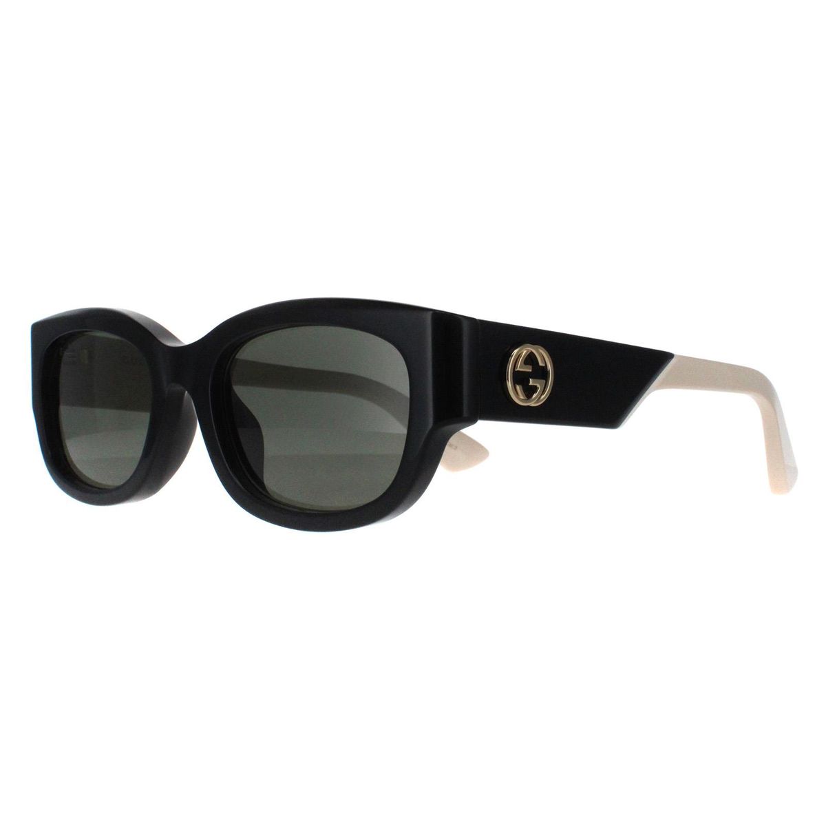 Quadratische Sonnenbrille mit Logo-Detail