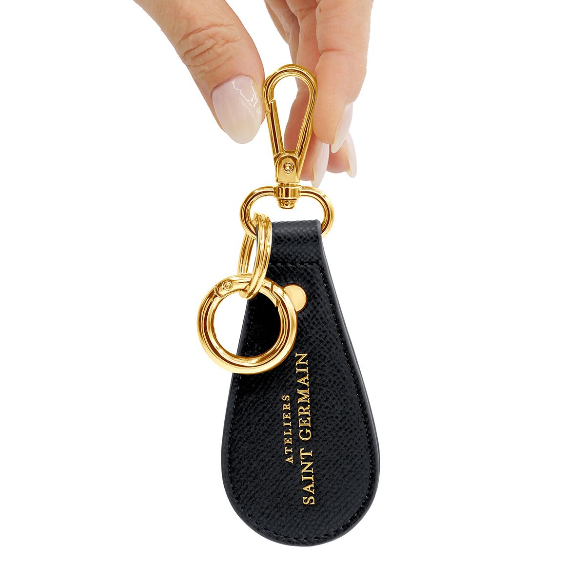 Eleganter Leder-Handtaschenanhänger