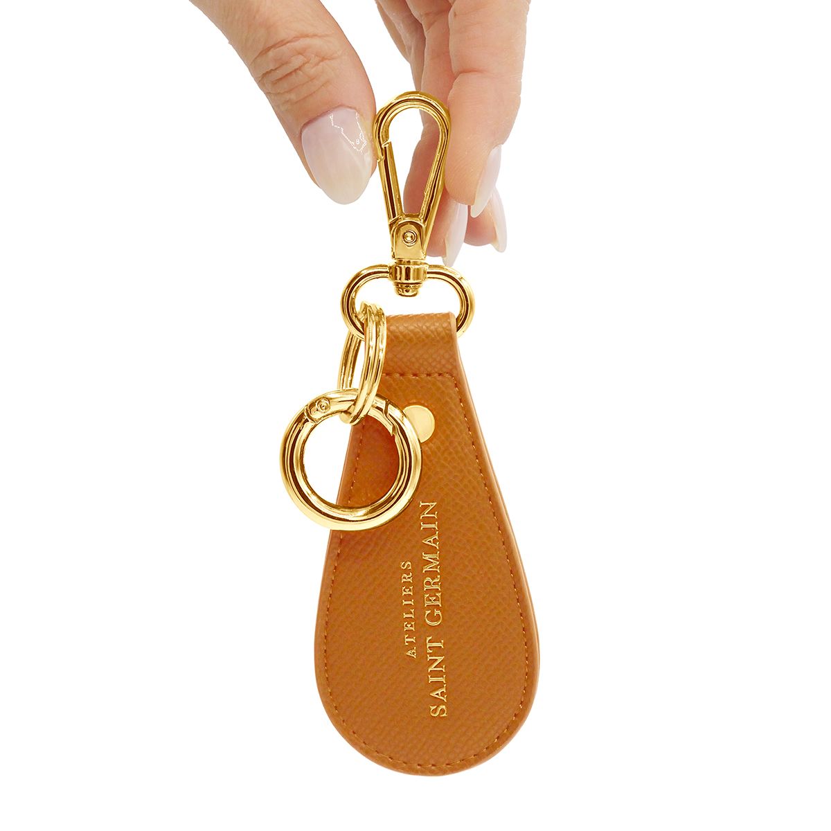 Eleganter Leder-Handtaschenanhänger