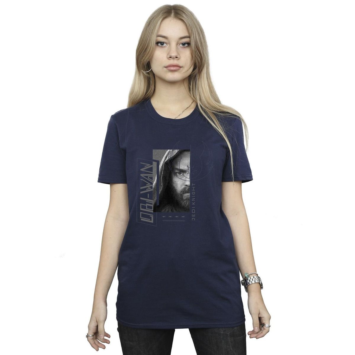 Obi-Wan Kenobi Grafik-T-Shirt aus Baumwolle