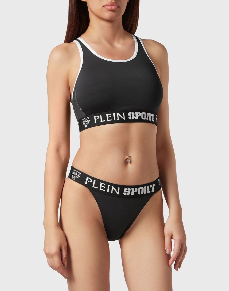 Sportliches Bikini-Set mit Logoband
