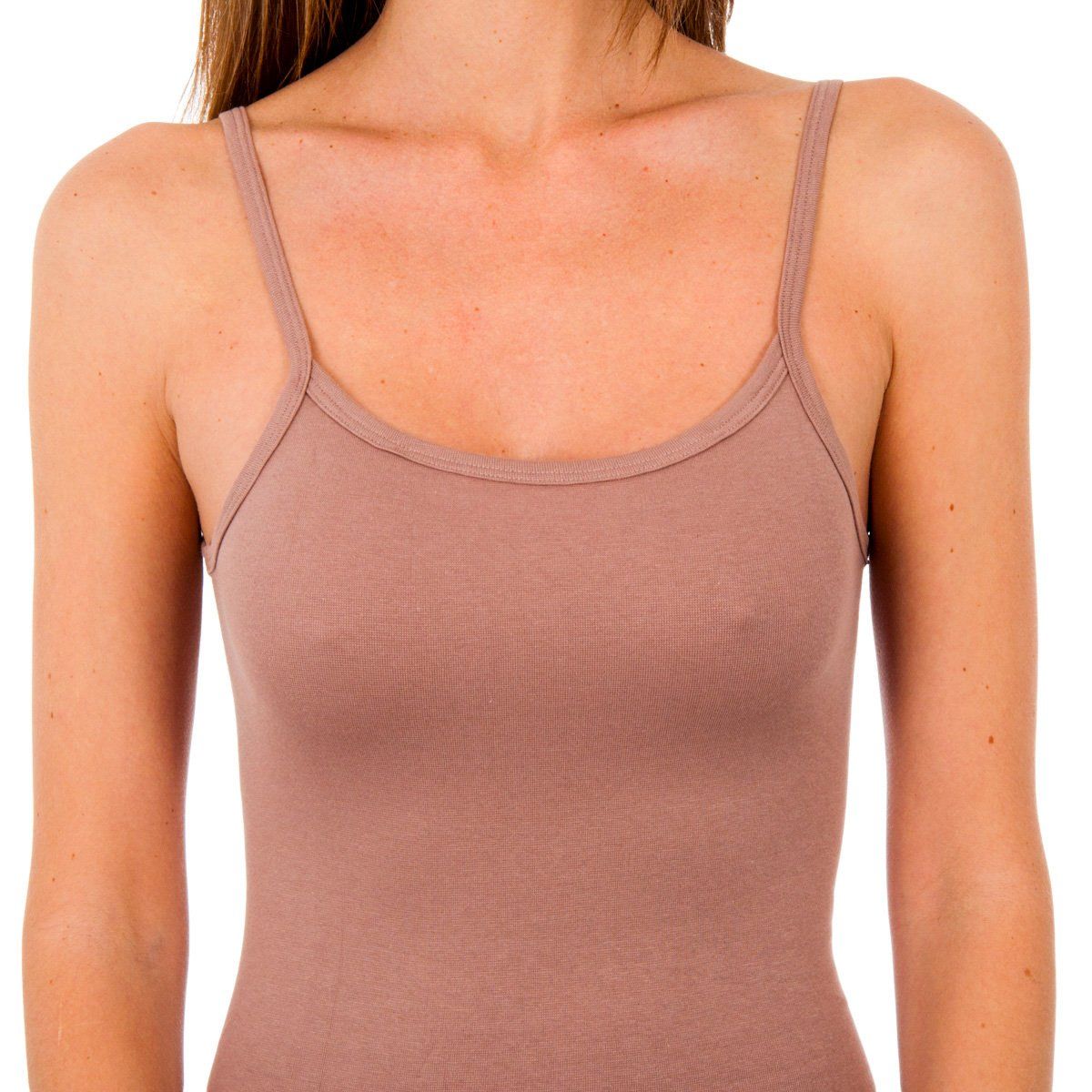 Nahtloses Camisole mit Spaghettiträgern