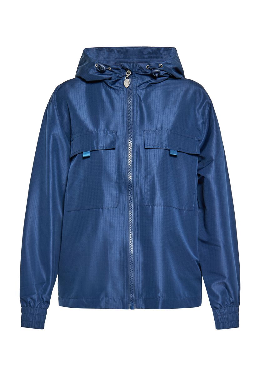 Strukturierter Anorak mit Kapuze