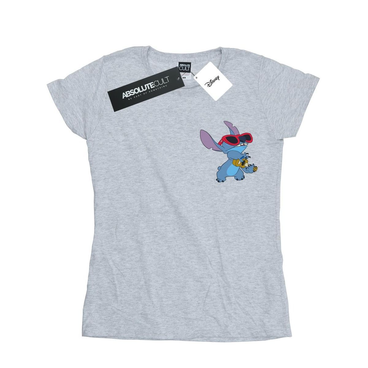 Grafik-T-Shirt mit Gitarre spielendem Stitch