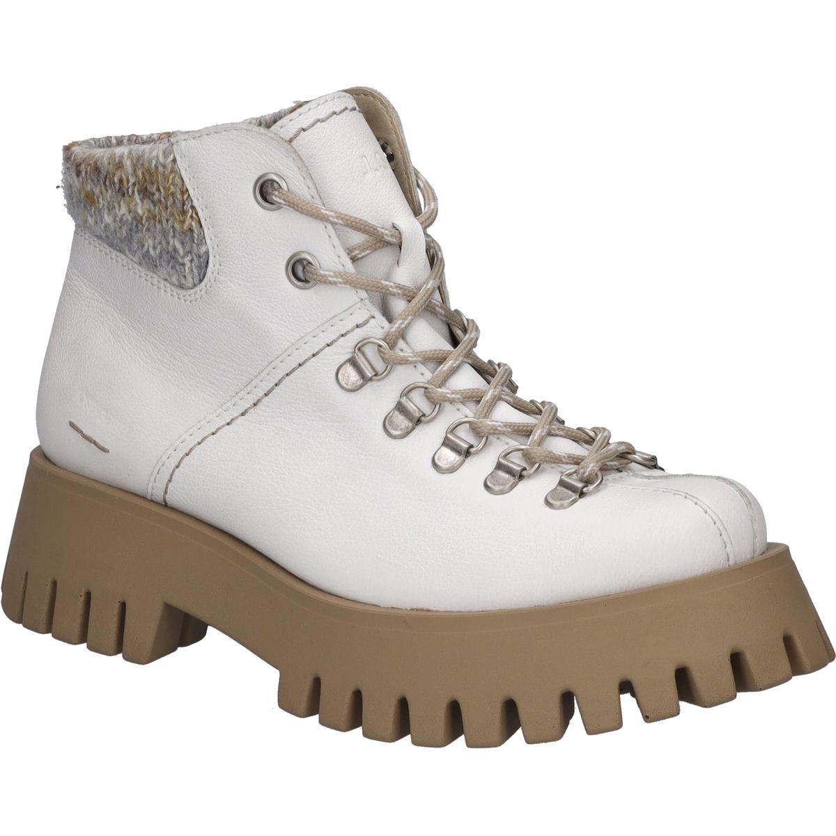 Schnürstiefeletten mit Plateausohle
